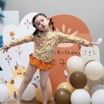 【80-130cm】水着 長袖 ラッシュガード UVカット 花柄 - 画像 (12)