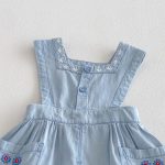 【73-120cm】フリルTシャツor刺繍サロペットorサロペットスカート 可愛い 子供服 - 画像 (11)