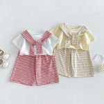 【73-110cm】セットアップ ショール付きＴシャツ＆パンツ - 画像 (3)