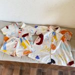 【80-150cm】セットアップorワンピース 落書き 兄妹お揃い - 画像 (7)