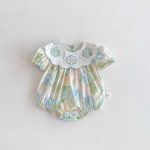 【66-90cm】ロンパース ベビー カラフル フラワー - 画像 (5)