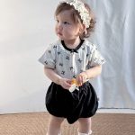 【73-100cm】セットアップ ベビー おしゃれ 北欧風 蝶結び - 画像 (3)