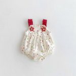 【66-90cm】ロンパース ベビー 可愛い カラードット - 画像 (3)