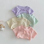 【80-120cm】Tシャツ パステルカラー 柔らか 女の子 トップス - 画像 (8)