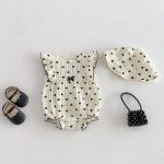 【66-90cm】ロンパース＆帽子 可愛い ハート ベビー服 - 画像 (12)