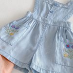 【73-120cm】フリルTシャツor刺繍サロペットorサロペットスカート 可愛い 子供服 - 画像 (12)