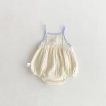 【66-90cm】キャミロンパース ベビー かわいいドット きのこ柄 - 画像 (6)
