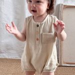 【66-90cm】ロンパース ベビー 北欧風 ノースリーブ - 画像 (5)