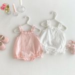 【66-90cm】ロンパース ベビー フリル キャミ おしゃれ - 画像 (9)