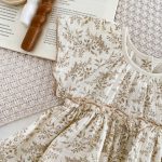 【66-90cm】ロンパース ベビー ガーリー 花柄 ナチュラル - 画像 (10)