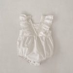 【66-90cm】ロンパース ベビー スウィート レース フリル袖 - 画像 (8)