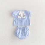 【66-100cm】セットアップ ベビー ウサギ耳 ストライプ - 画像 (7)