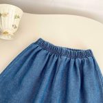 【73-120cm】セットアップ ベビー 女の子 デニムトップス&パンツ ノースリーブ - 画像 (14)