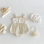 【66-90cm】キャミロンパース ベビー スウィート 小花柄