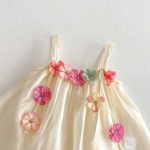【66-90cm】キャミロンパース ベビー服 女の子 フラワー - 画像 (8)