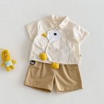 【73-110cm】Ｔシャツorパンツ 可愛い トリ 可愛い ベビー服 - 画像 (8)