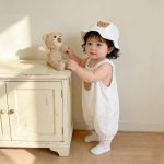 【66-100cm】サロペット&帽子 クマ柄 可愛い ベビー服 - 画像 (6)
