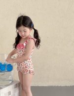 【80-130cm】水着 フリルデザイン リゾート 可愛い 女の子 スイムウェア - 画像 (12)