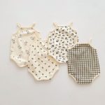 【66-90cm】キャミロンパース ベビー プリント 着心地良い - 画像 (2)
