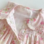 【66-90cm】ロンパース ベビー 小花柄 丸襟 ノースリーブ - 画像 (9)