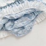 【66-90cm】ロンパースワンピース ベビー フリル付き ハート柄 - 画像 (10)