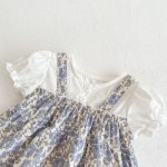 【66-90cm】ロンパースワンピ＆帽子 ベビー 女の子 花柄 お出かけに - 画像 (8)