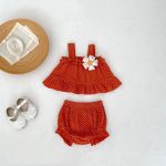 【66-100cm】セットアップ ベビー 女の子 スウィート ドット - 画像 (2)