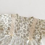 【66-90cm】ロンパース＆帽子 ベビー服 女の子 レース 花柄 - 画像 (10)