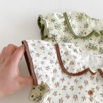 【66-100cm】二点セット シャツ&サロペット フラワー 可愛い - 画像 (12)