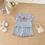 【66-110cm】セットアップ 柔らか 無地 肌に優しい ベビー服 - 画像 (14)