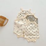 【66-90cm】キャミロンパース ベビー プリント 着心地良い - 画像 (6)