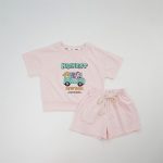 【80-130cm】セットアップ LOVE BEARS カジュアル 上下セット - 画像 (4)