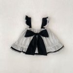 【73-110cm】セットアップ ベビー 女の子 チェック柄 リボン - 画像 (10)
