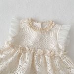 【73-100cm】ロンパースワンピース ベビー 女の子 フリル袖 - 画像 (10)