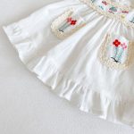 【66-100cm】ワンピース ベビー服 女の子 おしゃれ 刺繍 レース - 画像 (14)