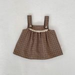 【73-110cm】セットアップ ベビー チェック柄 レトロ - 画像 (8)