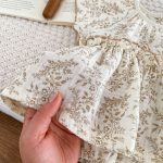 【66-90cm】ロンパース ベビー ガーリー 花柄 ナチュラル - 画像 (11)