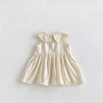 【73-110cm】ワンピース ベビー 女の子 コットン ノースリーブ - 画像 (8)