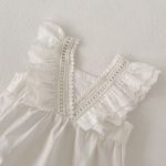 【66-90cm】ロンパース ベビー スウィート レース フリル袖 - 画像 (10)