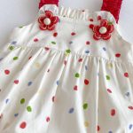 【66-90cm】ロンパース ベビー 可愛い カラードット - 画像 (9)