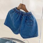 【66-100cm】ショートパンツ ベビー デニム 韓国風 - 画像 (6)
