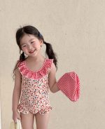 【80-130cm】水着 フリルデザイン リゾート 可愛い 女の子 スイムウェア - 画像 (13)
