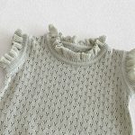 【66-90cm】ニットベスト or サロペットロンパース ベビー 女の子 おしゃれ チュール - 画像 (8)