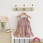 【90-140cm】ワンピース 女の子 おしゃれ 花柄 レトロ - 画像 (7)
