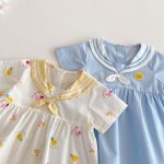 【73-120cm】ワンピース ベビー 女の子 可愛い セーラー - 画像 (12)