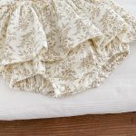 【66-90cm】ロンパース ベビー ガーリー 花柄 ナチュラル - 画像 (12)