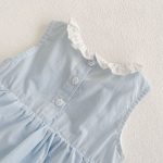 【66-90cm】ロンパースワンピース ベビー ハート 刺繍 - 画像 (7)