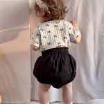 【73-100cm】セットアップ ベビー おしゃれ 北欧風 蝶結び - 画像 (6)