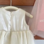 【73-100cm】ワンピース ベビー 女の子 韓国風 蝶結び チュール - 画像 (13)