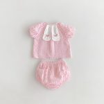 【66-100cm】セットアップ ベビー ウサギ耳 ストライプ - 画像 (8)